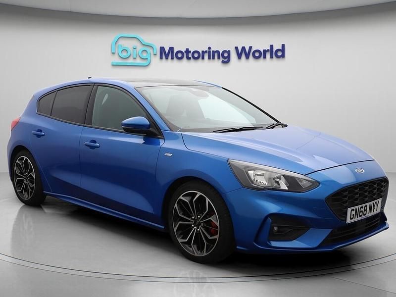 Blue Used 2019 Ford Focus ST-Line X Hatchback | £12,200 (Fair price) - Image 1/4
