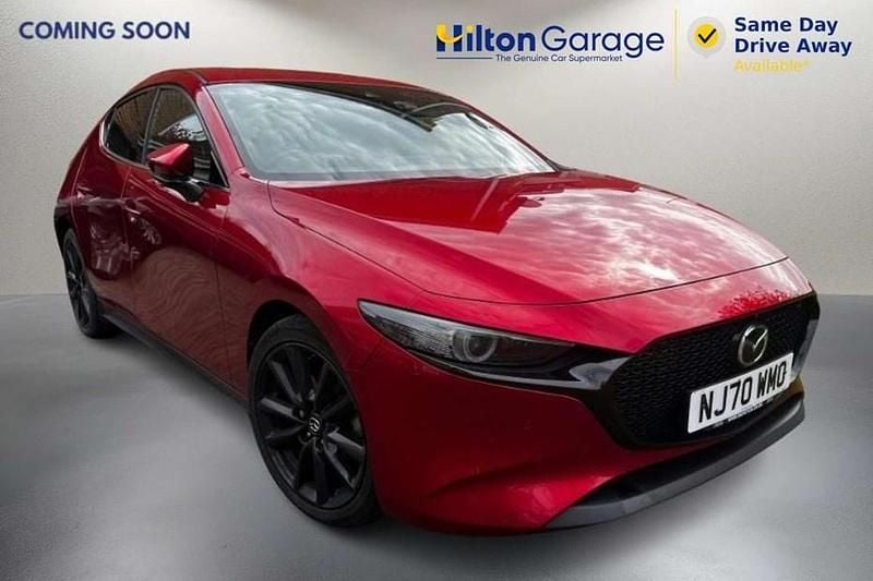 Begagnad Mazda 3 Inclusive 180 HK (132 kW) 2020 Röd Halvkombi