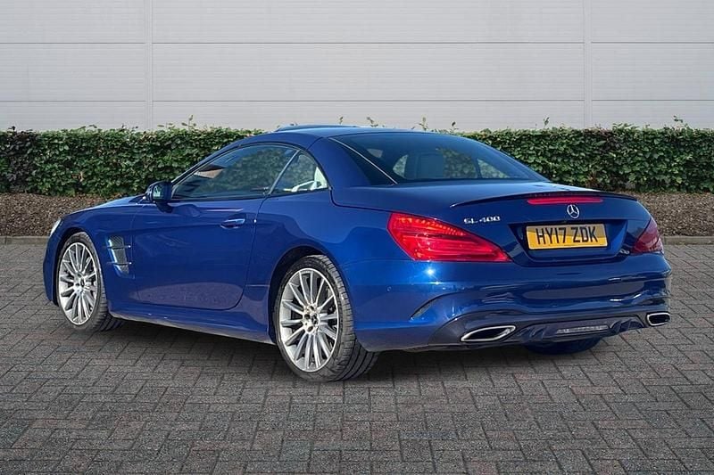 Used Mercedes SL400 AMG line 2017 Blue Cabriolet