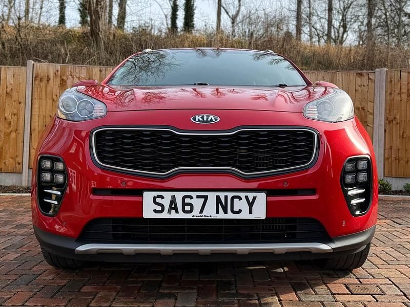 Used Kia Sportage GT-Line 114 HP (83 kW) 2017 Red SUV
