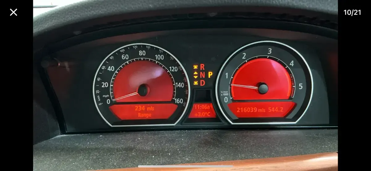Used BMW 730L 2006 Blue Sedan