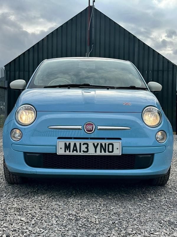 Blue Used 2013 Fiat 500 Hatchback | £2,495 (Good price) - Image 1/4