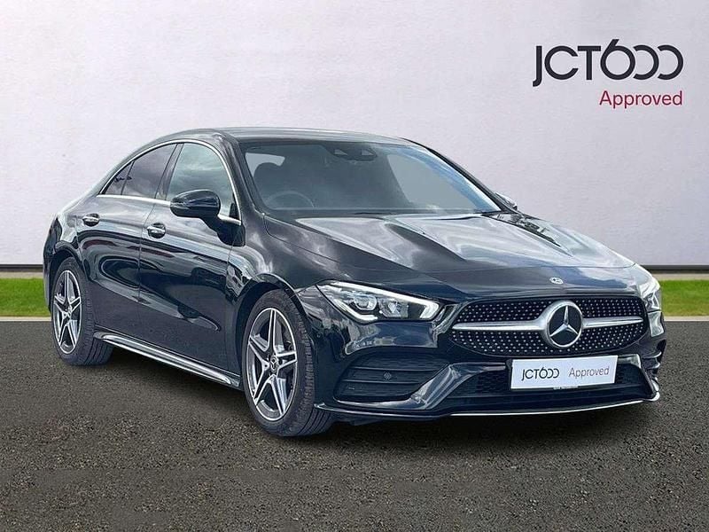 Black Used 2020 Mercedes CLA200 AMG Line Premium Coupe | £22,845 (Fair price) - Image 1/4