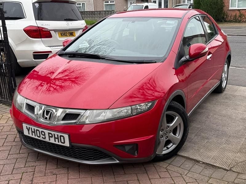 Begagnad Honda Civic SI 140 HK (102 kW) 2009 Röd Halvkombi