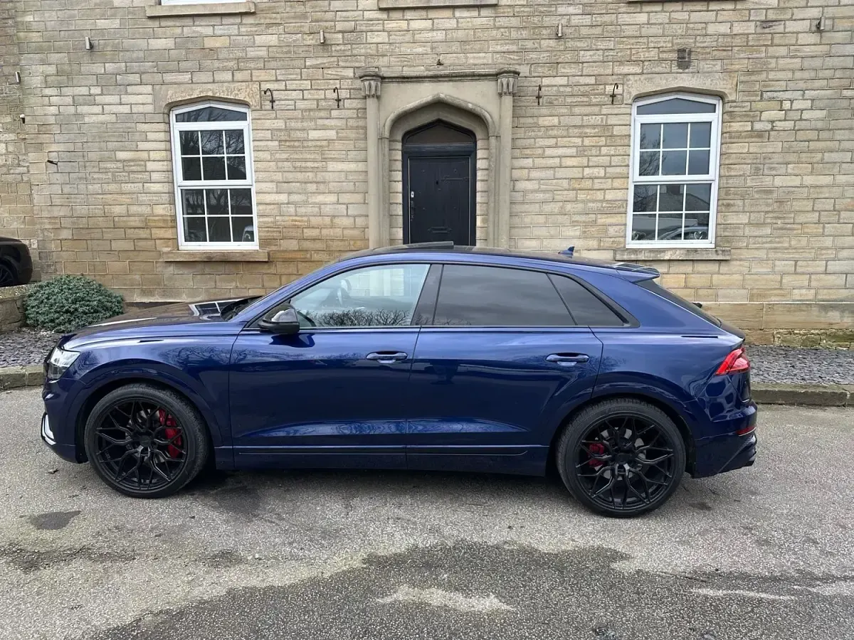 Used Audi Q8 S-Line 286 HP (210 kW) 2019 Blue SUV