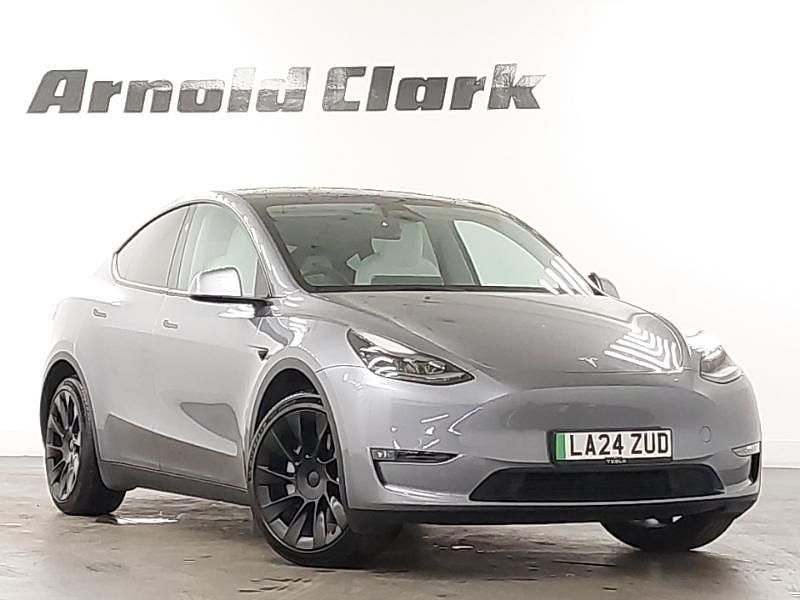 Grey Used 2024 Tesla Model Y Long Range SUV | £32,498 (Fair price) - Image 1/4