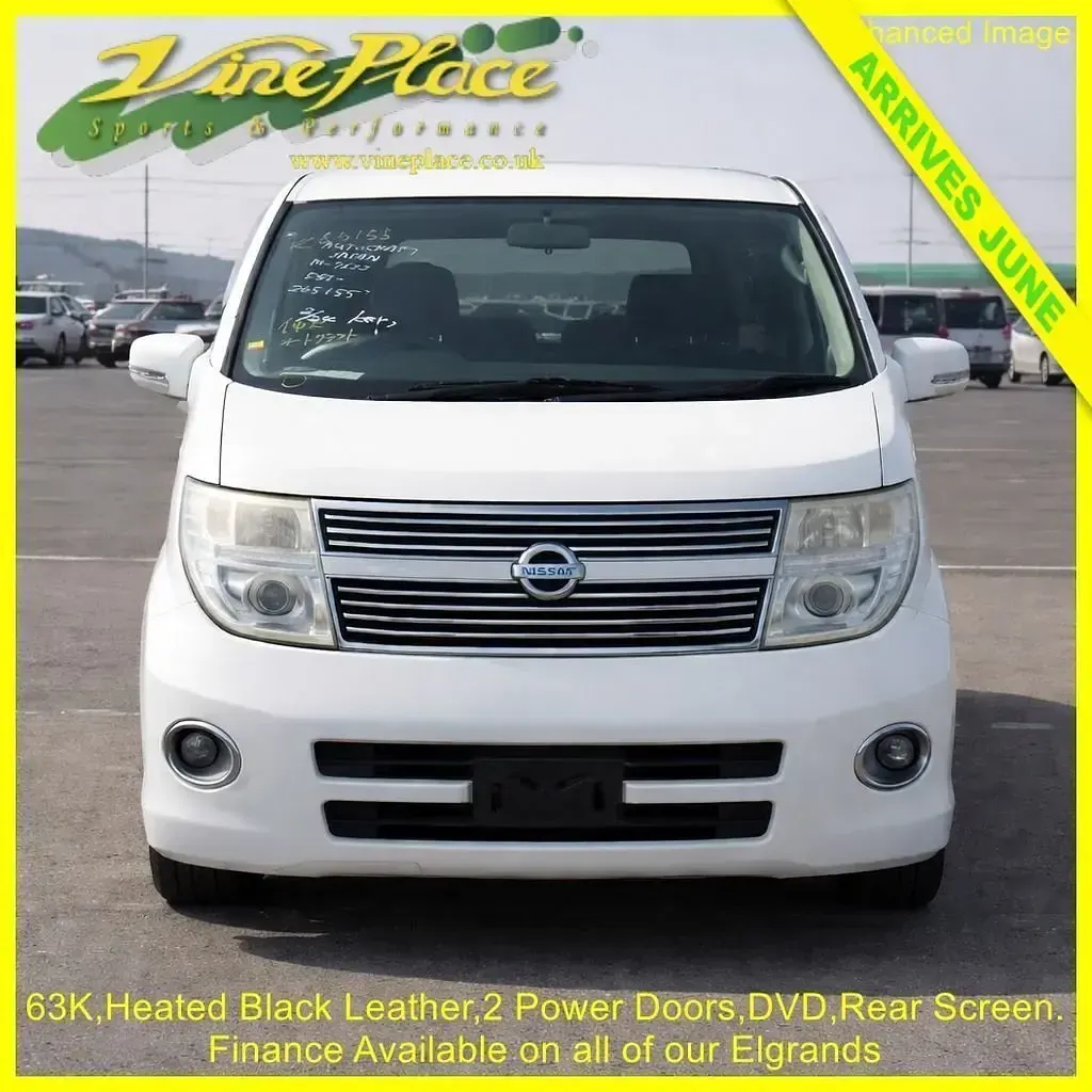 Used Nissan Elgrand 2008 White MPV
