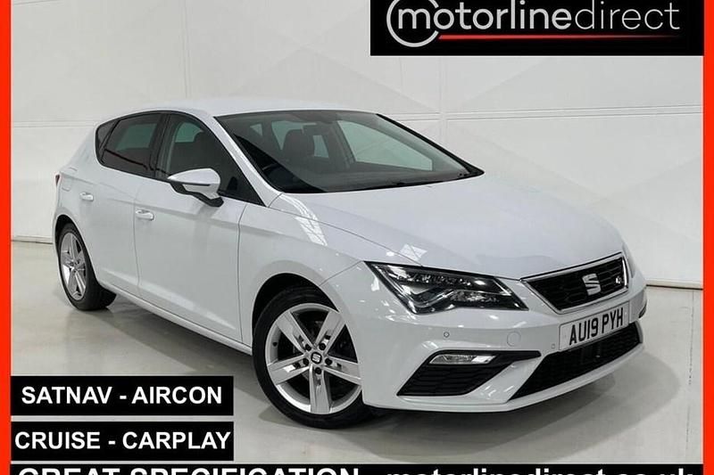 White Used 2019 Seat Leon FR Hatchback | £10,325 (Good price) - Image 1/1