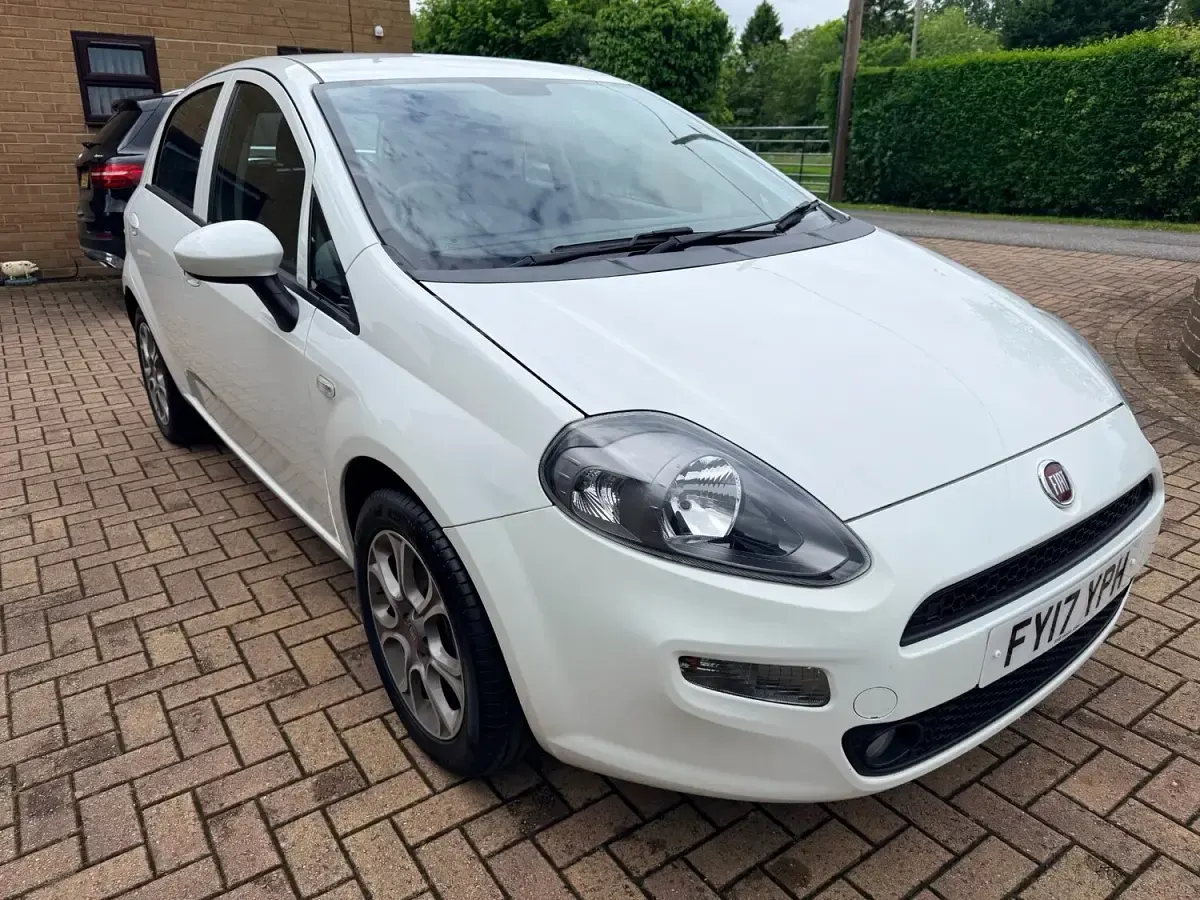 Used Fiat Punto Easy Plus 69 HP (50 kW) 2017 White Hatchback
