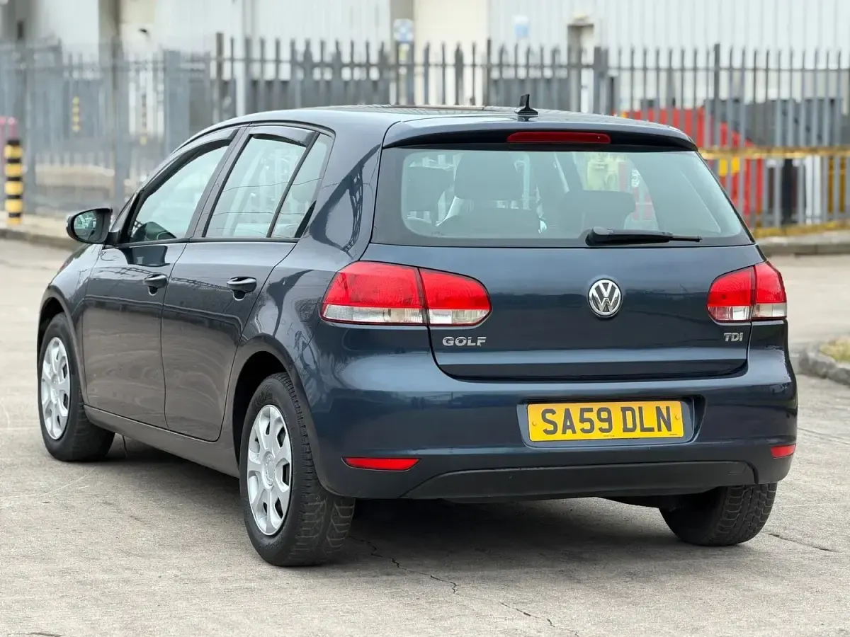Used VW Golf VI S 105 HP (77 kW) 2009 Blue Hatchback