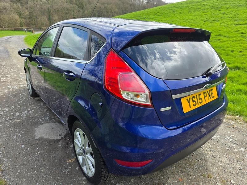 Used Ford Fiesta Titanium 2015 Blue Hatchback
