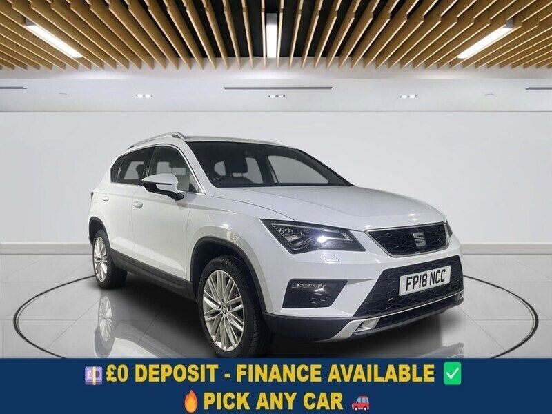 White Used 2018 Seat Ateca XCELLENCE SUV | £12,549 (Fair price) - Image 1/3