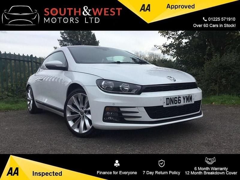 White Used 2016 VW Scirocco GT Coupe | £9,425 (Fair price) - Image 1/4