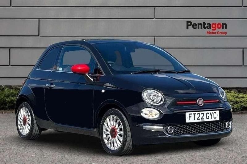 Used Fiat 500 Red 69 HP (50 kW) 2022 Black Hatchback