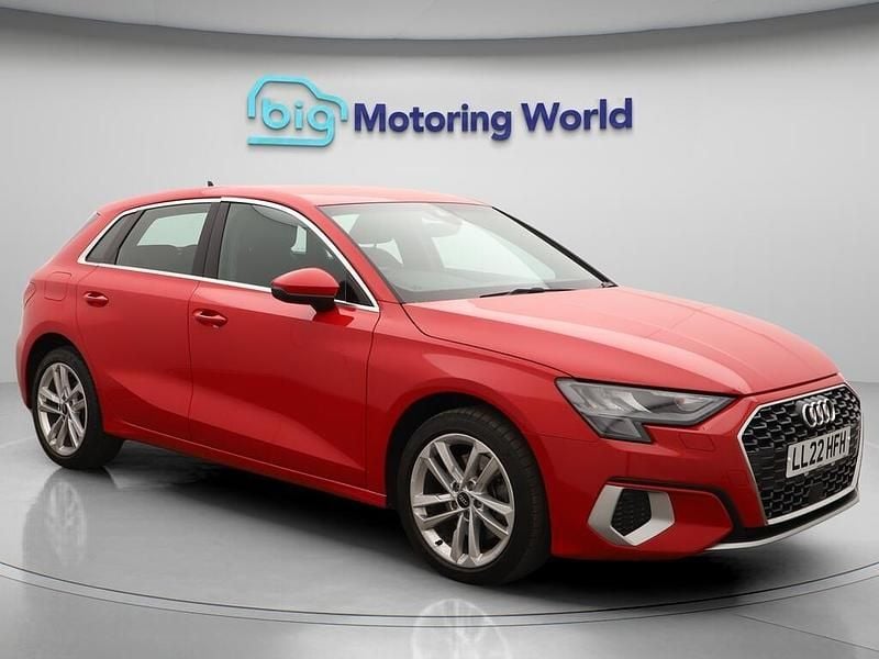 Red Used 2022 Audi A3 e-tron Sport Hatchback | £18,600 (Good price) - Image 1/4