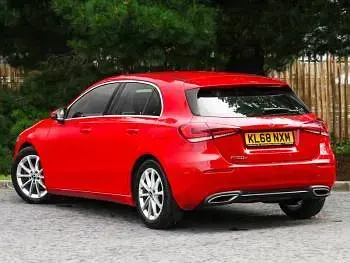 Used Mercedes A180 116 HP (85 kW) 2019 Red Hatchback