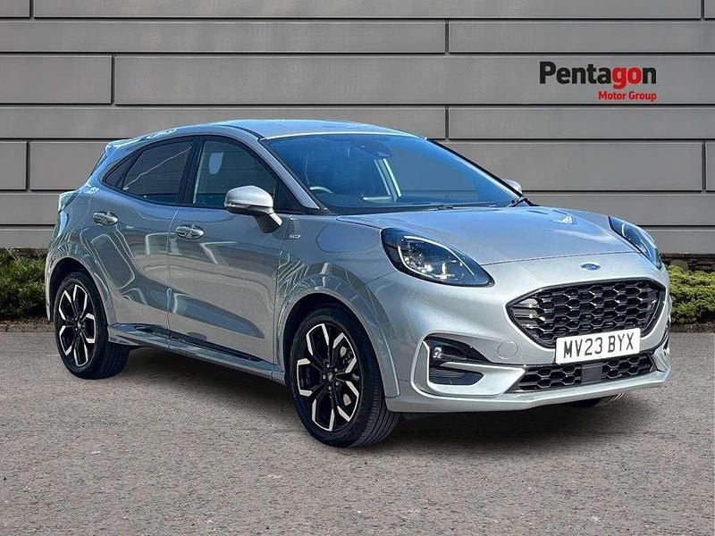 Silver Used 2023 Ford Puma ST-Line X SUV | £16,995 (Fair price) - Image 1/4