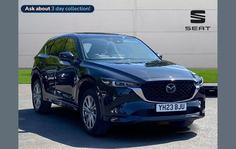 Black Used 2023 Mazda CX-5 Takumi-Line SUV | £24,296 (Super price) - Image 1/4