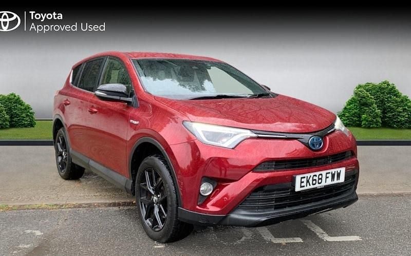 Tokyo red Used 2018 Toyota RAV4 Hybrid SUV | £14,490 (Good price) - Image 1/4