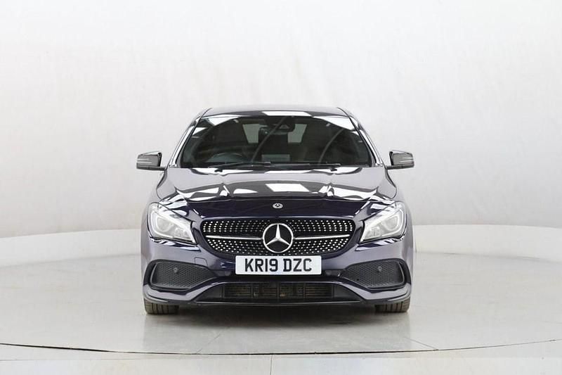 Used Mercedes CLA220 AMG line 170 HP (125 kW) 2019 Blue Sedan
