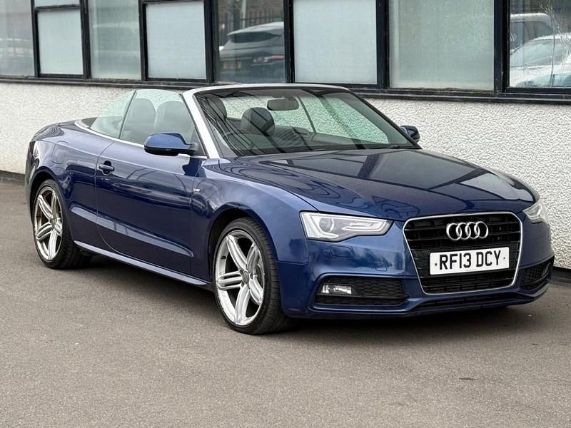 Used Audi A5 Cabriolet S-Line 2013 Blue Cabriolet