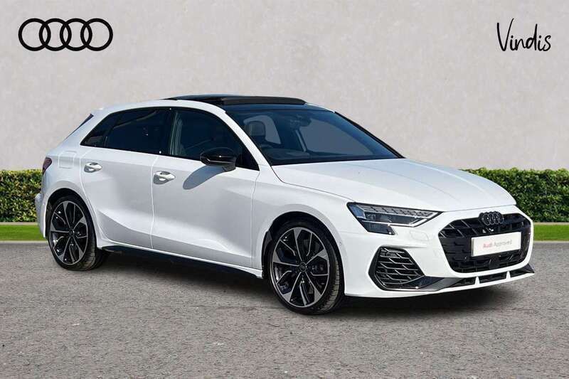 White Used 2024 Audi S3 Black Edition Hatchback | £42,400 - Image 1/3