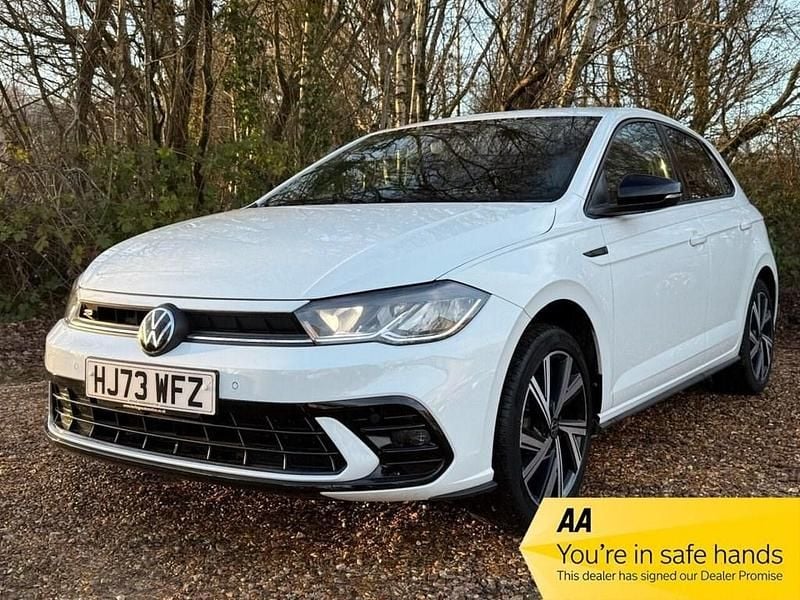 White Used 2023 VW Polo R-line Hatchback | £16,999 (Good price) - Image 1/4