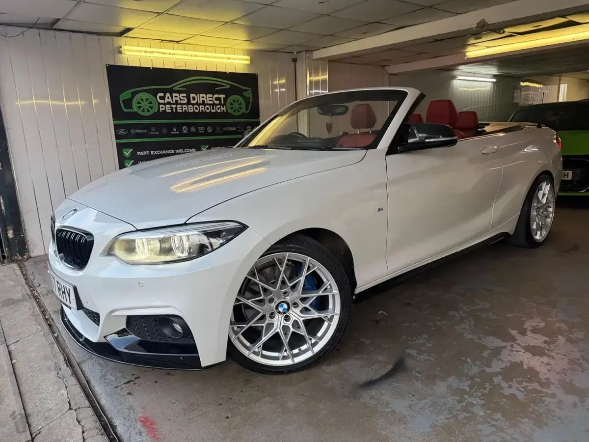 Used BMW 220 M Sport 187 HP (137 kW) 2018 White Cabriolet