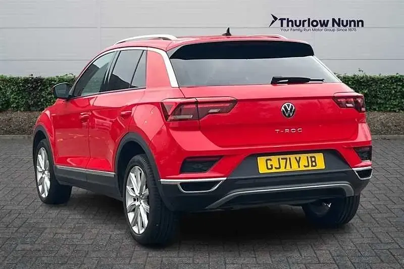 Usado VW T-Roc SEL 150 CV (110 kW) 2021 Rojo SUV
