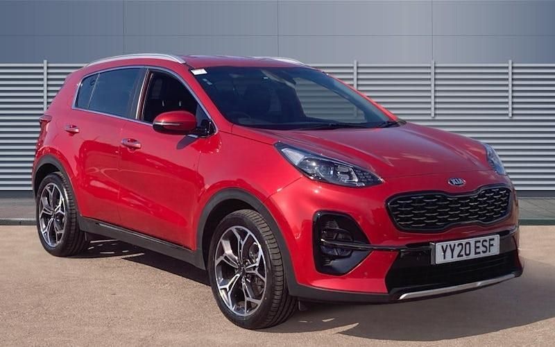 Red Used 2020 Kia Sportage GT-Line SUV | £14,948 (Good price) - Image 1/4