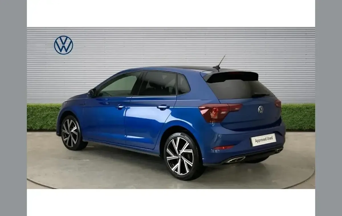 Used VW Polo R-line 95 HP (69 kW) 2022 Blue Hatchback