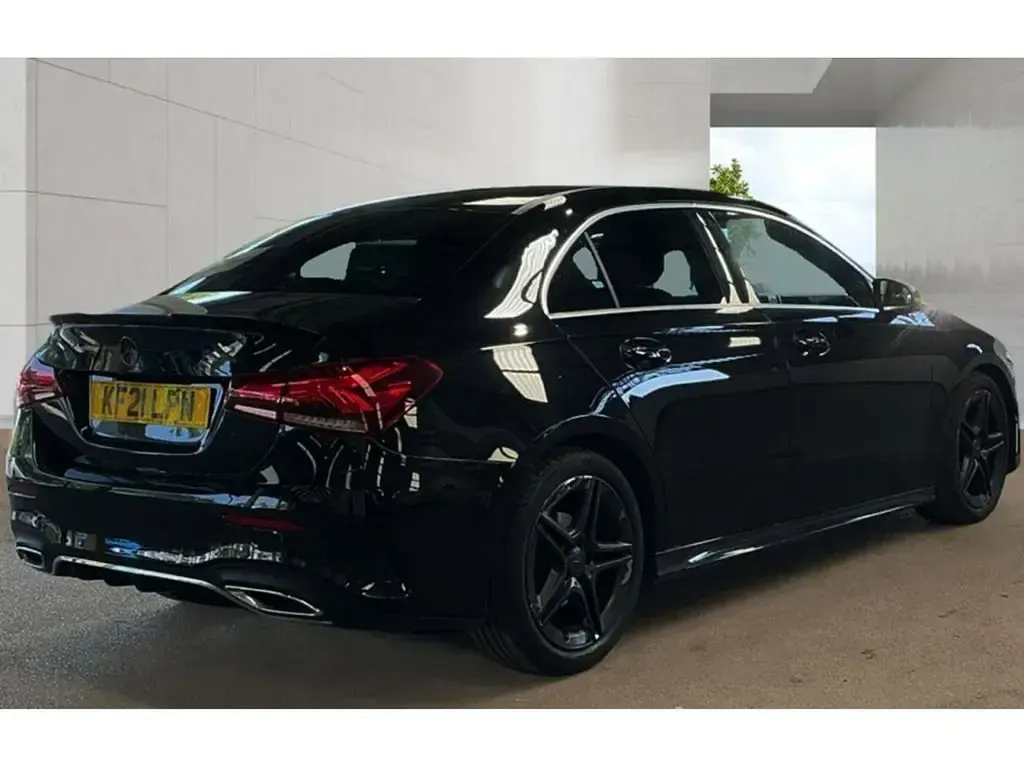 Used Mercedes A180 AMG line 2021 Black Sedan