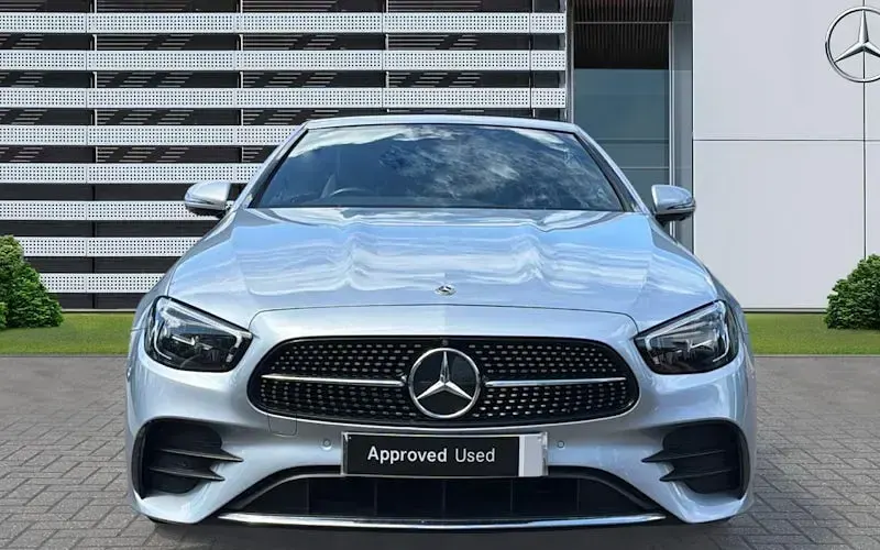 Used Mercedes E300 AMG line 258 HP (189 kW) 2022 Silver Cabriolet
