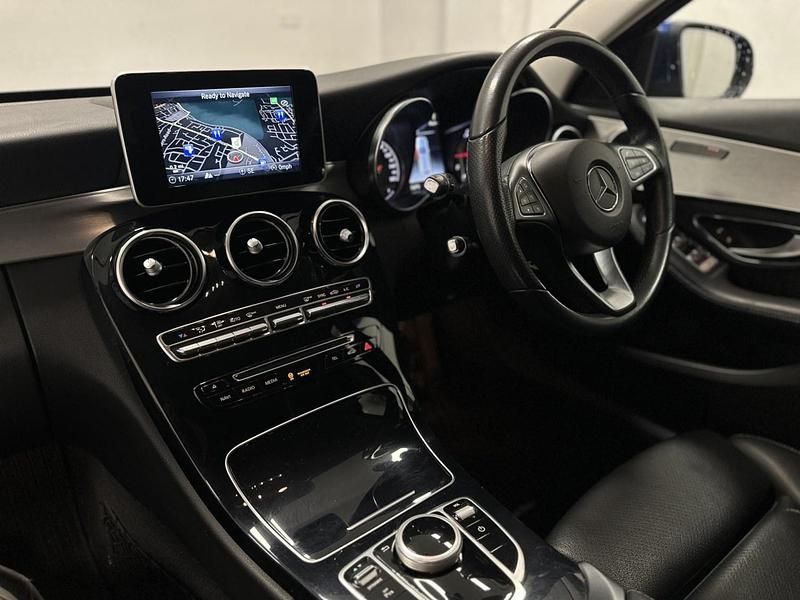 Used Mercedes C220 2017 Blue Estate