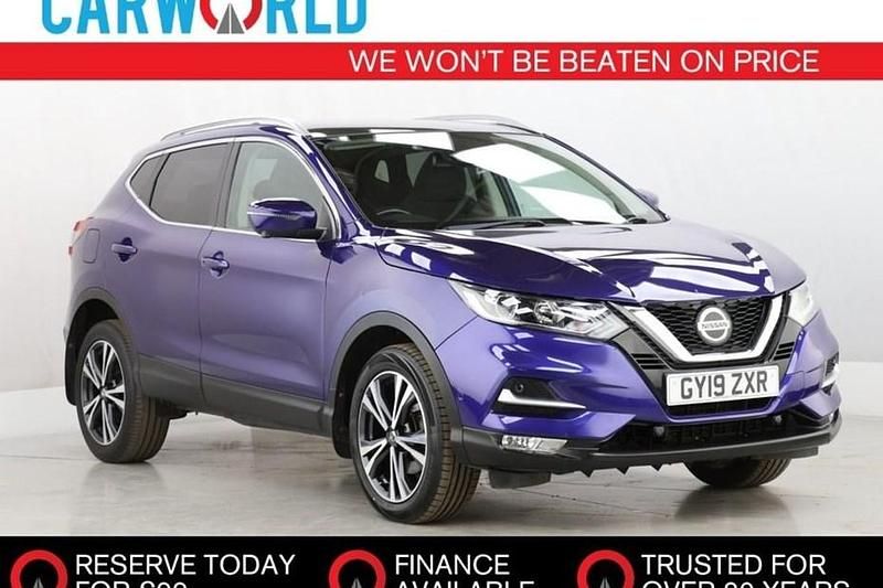 Blue Used 2019 Nissan Qashqai N-Connecta SUV | £10,352 (Good price) - Image 1/1