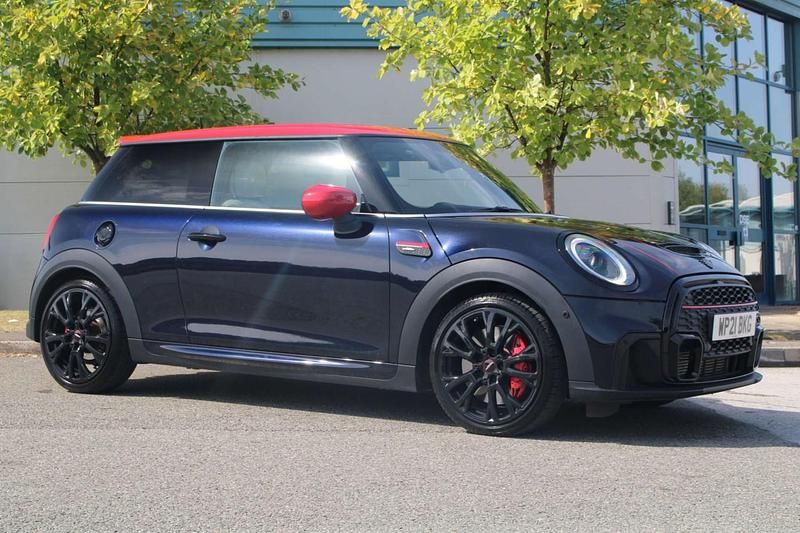 Blue and black Used 2021 Mini John Cooper Works Hatch Hatchback | £21,995 (Fair price) - Image 1/4
