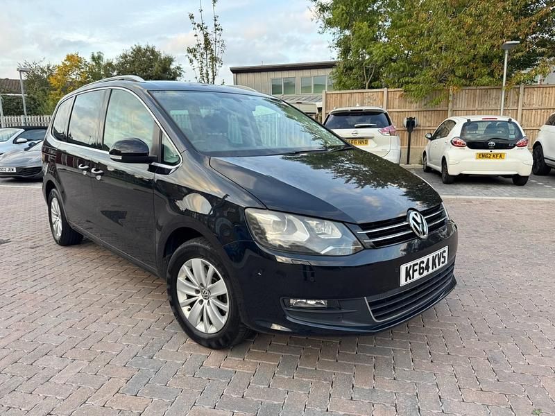 Black Used 2014 VW Sharan Highline MPV | £8,795 (Fair price) - Image 1/4
