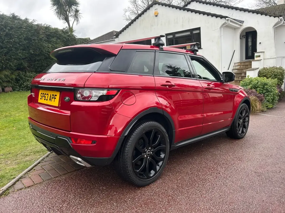 Used Land Rover Range Rover evoque Dynamic 2013 Red SUV