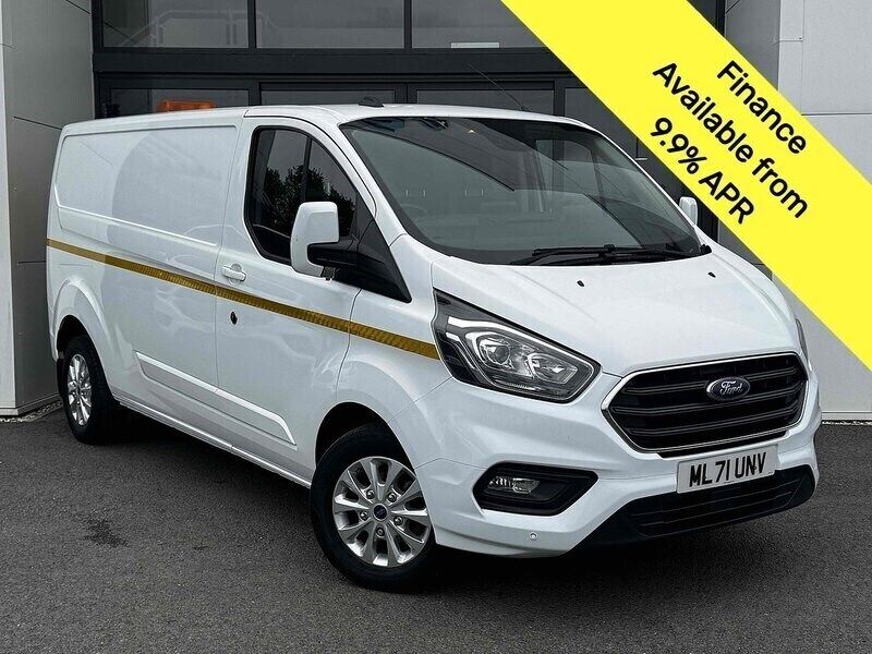 Frozen white (solid paint) Used 2021 Ford Transit Custom Limited | £12,000 (Good price) - Image 1/3