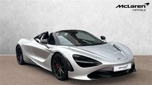 Silver Used 2022 McLaren 720S Cabriolet | £174,900 (Super price) - Image 1/4