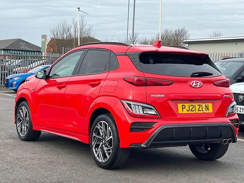 Used Hyundai Kona N Line 120 HP (88 kW) 2021 Red SUV