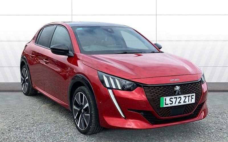 Red Used 2022 Peugeot e-208 GTi Hatchback | £12,036 (Fair price) - Image 1/4
