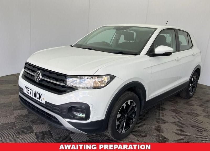 White Used 2022 VW T-Cross S SUV | £14,500 (Fair price) - Image 1/4