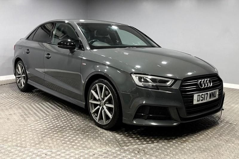 Used Audi A3 Black Edition 190 HP (139 kW) 2017 Grey Sedan