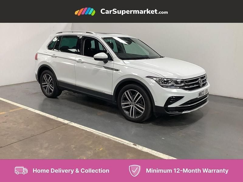 White Used 2022 VW Tiguan Elegance SUV | £24,697 (Fair price) - Image 1/4