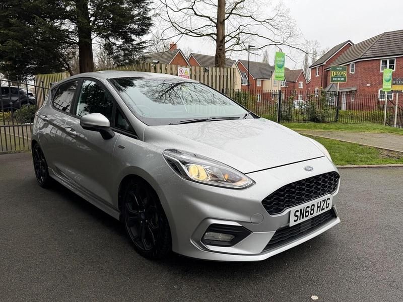 Used Ford Fiesta ST-Line X 125 HP (91 kW) 2018 Silver Hatchback