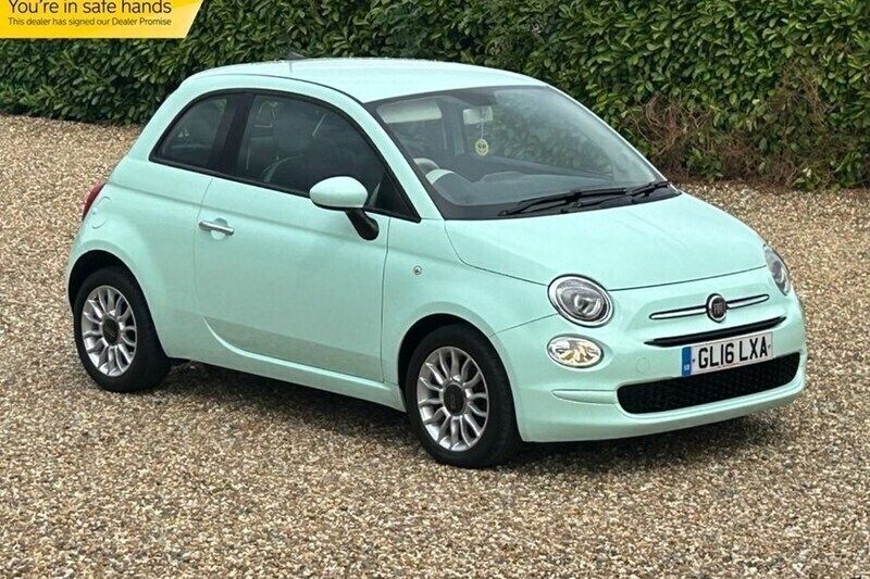 Green Used 2016 Fiat 500 Pop Star Hatchback | £5,999 (Fair price) - Image 1/1