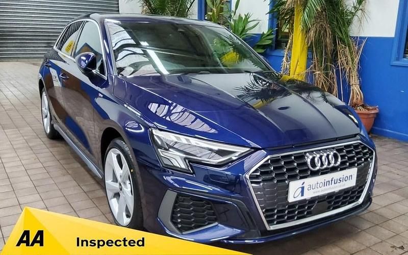 Used Audi A3 Sportback e-tron S-Line 2022 Blue Hatchback
