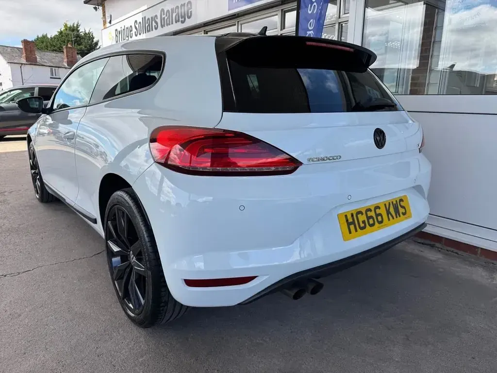 Used VW Scirocco Black Edition 125 HP (91 kW) 2016 White Coupe
