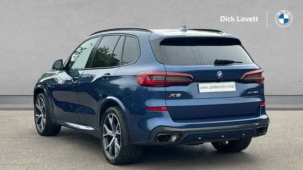 Used BMW X5 M Sport 389 HP (286 kW) 2021 Blue SUV